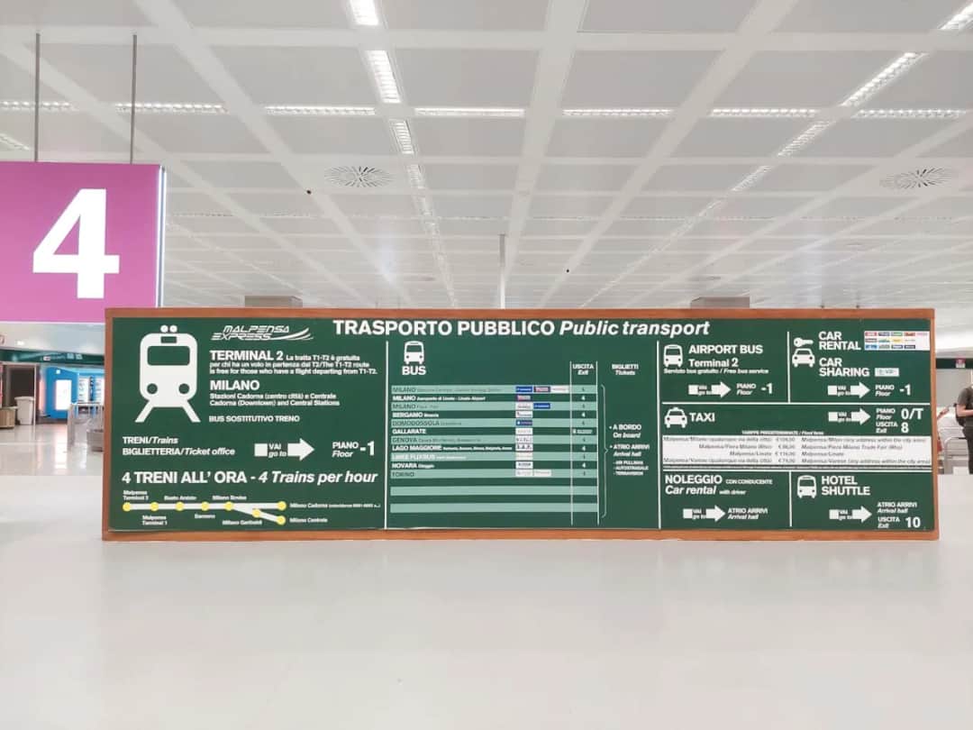 Jak szybko dojechać z lotniska Mediolan Malpensa do centrum miasta