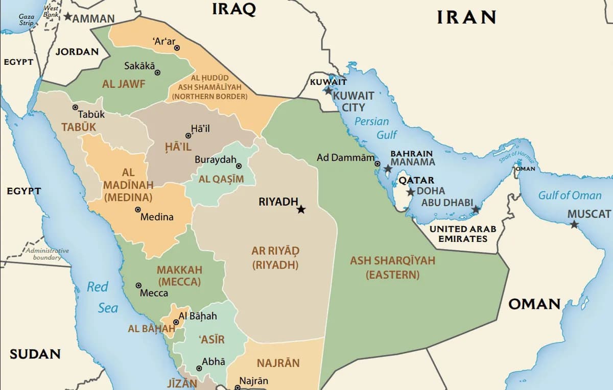 Gdzie jest półwysep arabski: poznaj dokładne położenie geograficzne