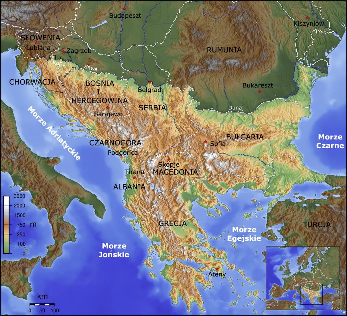 Jakie morza oblewają Półwysep Bałkański: kompletny atlas geograficzny