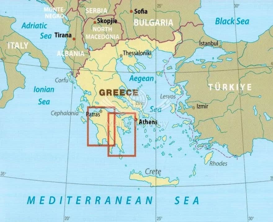 Gdzie leży półwysep Peloponez: szczegółowa lokalizacja w Grecji